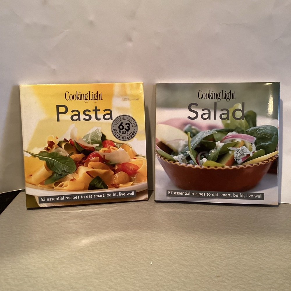 Cooking Light Pasta and Salad Recipe Book Set, excellent kitchen tested recipes